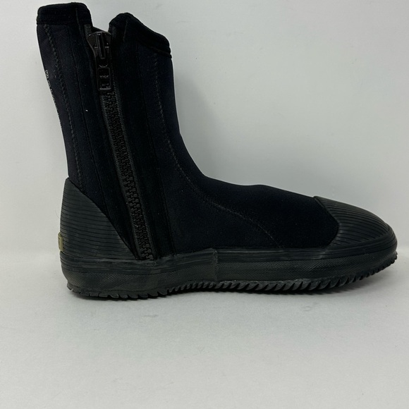 Scuba Max Titanium Black Dive Boot Reef Track 6.0MM Sz 7 Side Zip M7 - Picture 4 of 6